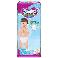 Tã dán Bobby size XL38 (12-17kg)