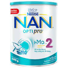 Sữa NAN 2 dành cho trẻ từ 6-12 tháng tuổi, lon 400g