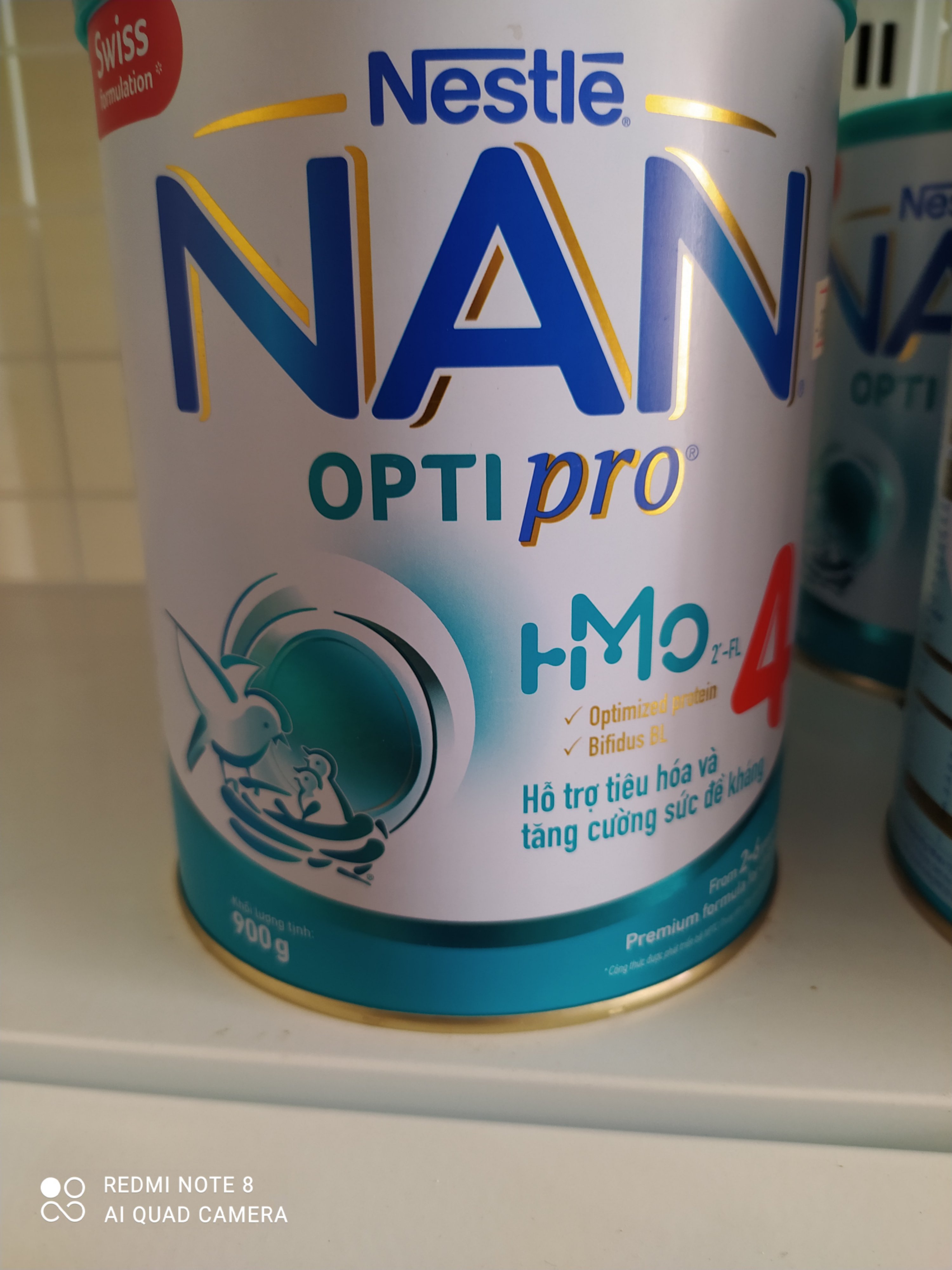 Sữa NAN 4 Optipro Plus dành cho trẻ từ 2 tuổi, lon 850g