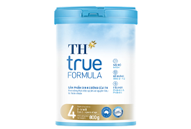 Sản phẩm dinh dưỡng công thức cho trẻ từ 2 đến 6 tuổi TH true FORMULA 4 800g