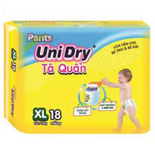 Tã quần Unidry XL18,  cho trẻ từ 12-17kg