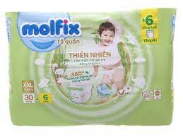 Tã quần Molfix size XXL30, dành cho trẻ từ 15-25kg