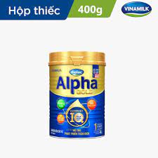 Sữa Dielac Alpha gold IQ 1, 400g cho trẻ từ 0-6 tháng tuổi