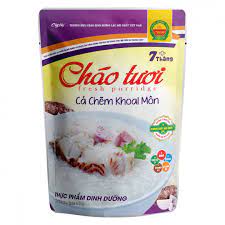 Cháo tươi cá chẽm khoai môn