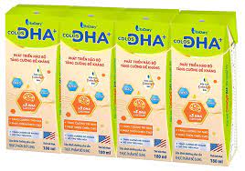 Sữa pha sẵn Colos DHA 180ml, lốc 4 hộp