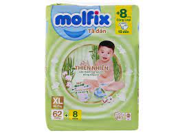 Tã dán Molfix XL62, dành cho trẻ từ 12-17kg