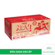 Sữa chua dâu ép thùng 24 bịch