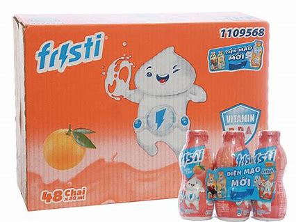 Fristi cam chai 80ml-thùng 48 chai