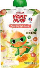 Nước uống Fruit me up hương đào, 150ml