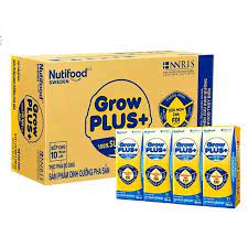 Growplus vàng 180ml, cho trẻ trên 1 tuổi, thùng 12 lốc