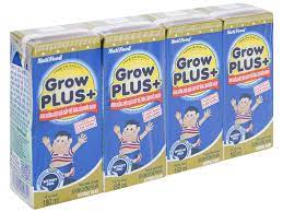 Growplus xanh 180ml-Lốc 4 hộp, dành cho trẻ trên 1 tuổi