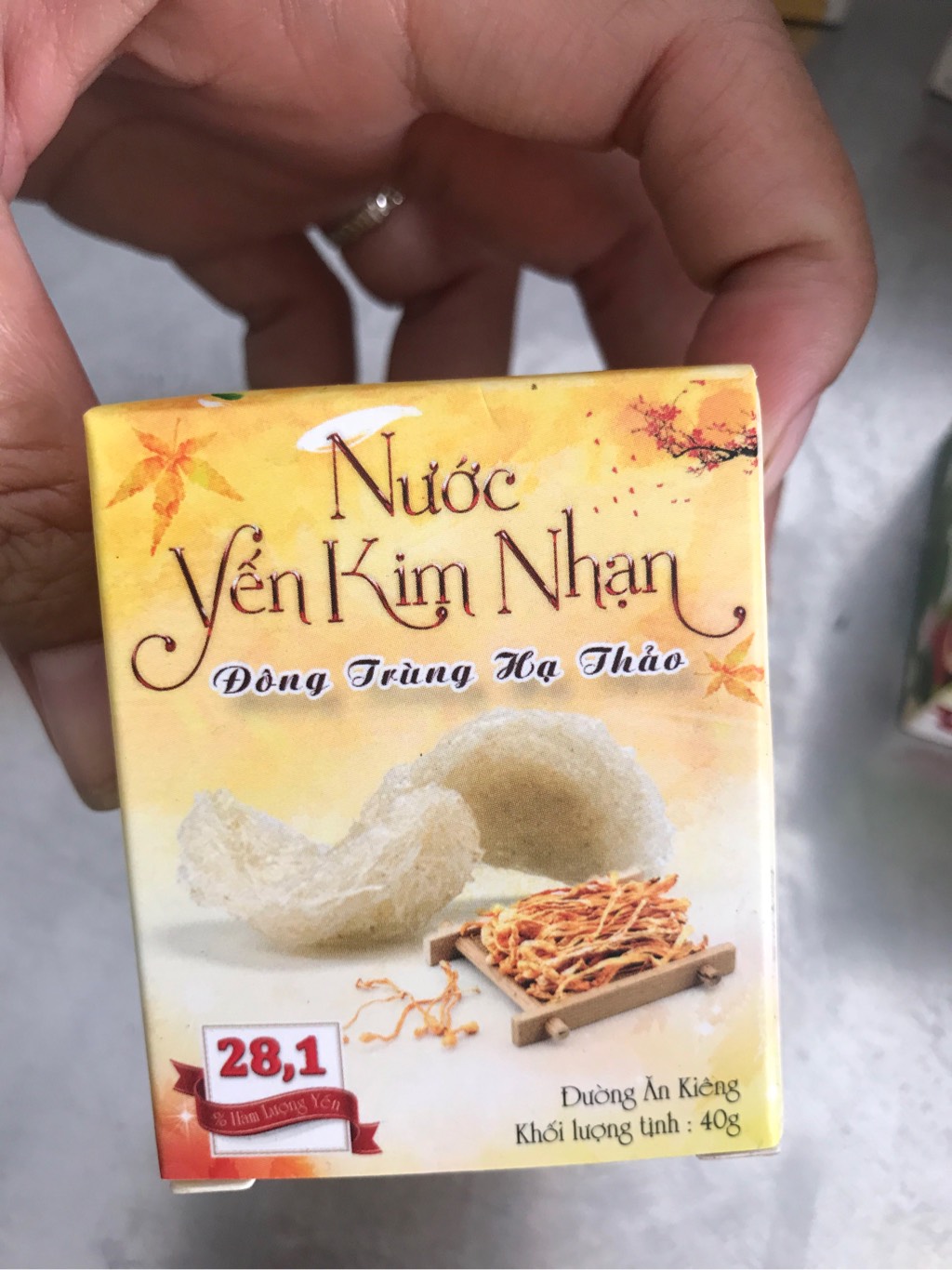 Yến Kim nhạn đông trùng hạ thảo, 28,1%, lọ 40g