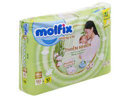 Miếng lót cho trẻ sơ sinh Molfix NB1, 90 miếng