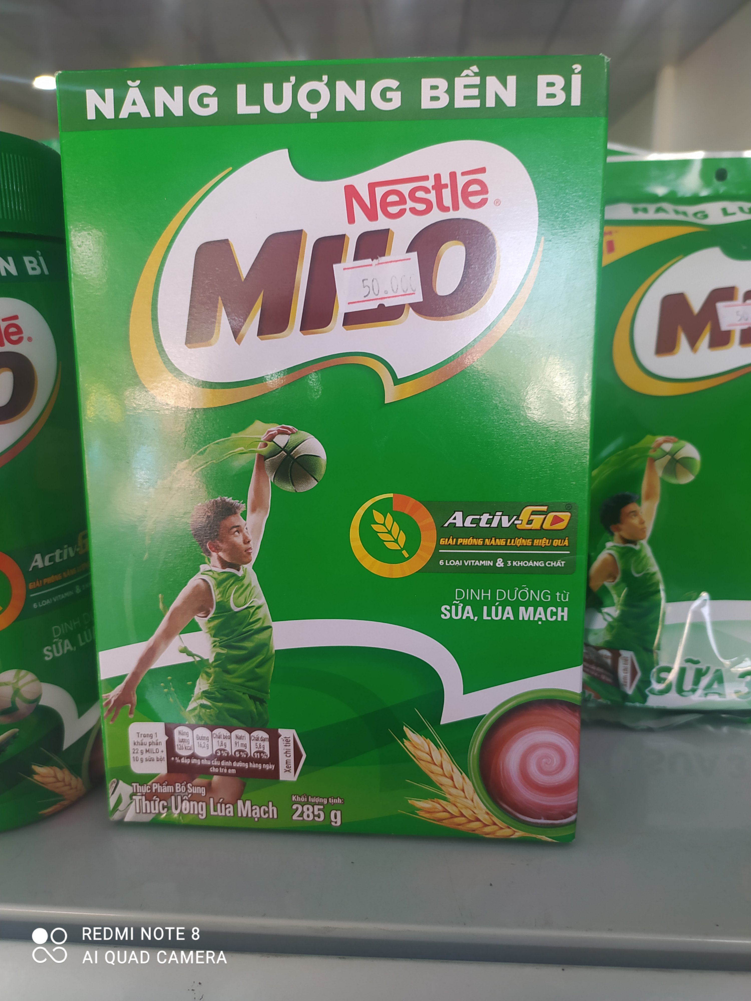 Sữa bột lúa mạch Milo 285g