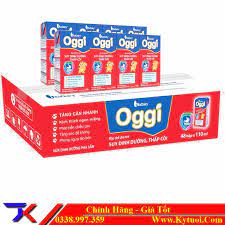 Sữa Oggi dành cho trẻ suy dĩnh dưỡng, thấp còi 110ml, thùng 12 lốc