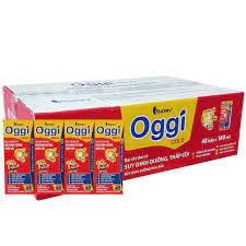 Sữa Oggi dành cho trẻ suy dĩnh dưỡng, thấp còi 180ml, thùng 12 lốc