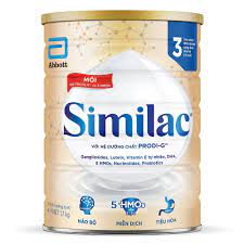 Sữa abbott similac 3 hương vani1,7kg, từ 1-2 tuổi