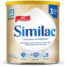 Sữa abbott similac 3 hương vani, 400g, từ 1-2 tuổi