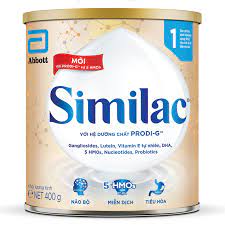 Sữa abbott similac 1 hương vani, 400g, từ 0-6 tháng tuổi