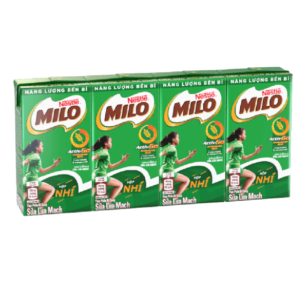Sữa lúa mạch Milo 115ml (Lốc 4 hộp)