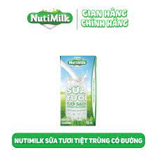 Sữa tươi Nutimilk lốc 4 hộp 180ml